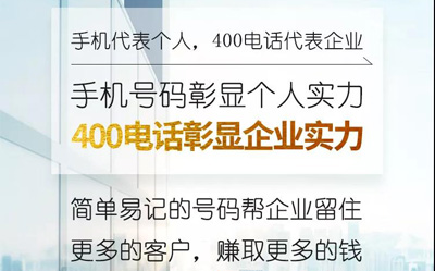 企業做廣告宣傳使用普通座機手機與400電話服務熱線有什么區別你選對了嗎？